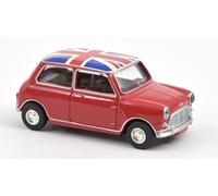Mini Cooper S 1964 Tartan Red with Flag on Roof 1:54 Model 310521 Norev