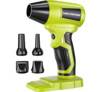 Mini Cordless Air Duster Blower Compatible with Ryobi 18V Lithium Batteries,96000 RPM High-Speed Motor,Compact, Lightweight Electric Duster for Electronics, Keyboards, Cars, Tools, and Home Cleaning