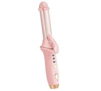 Mini Cordless Curling Wand, USB Rechargeable Curling Tongs for Hair, Portable Curling Iron with 3 Temperature Heating, Mini Cordless Hair Curler Rechargeable Curling Wand for Wet and Dry Use