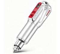 Mini Cordless Rotary Tool Set, Electric Grinder with Digital Display, 5-Speed 2500-12000 RPM, 0.3-6.5mm Chuck for Wood Carving, Polishing & DIY Crafts