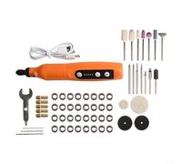 Mini Cordless Rotary Tool with 5-Speed Settings, USB Charging, and 58-Piece Accessories for DIY Crafting, Carving, and Polishing