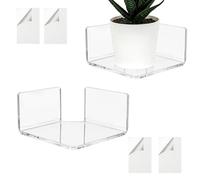Mini Corner Shelf 2 Pieces Wall Mount Acrylic Bracket