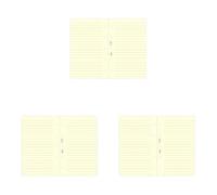 Mini Cotton Cream Ruled notepaper (Pack of 3)