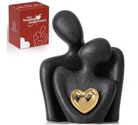 Mini Couple Statue Tv Stand Decor Items for Living Room, Abstract Sculpture Knick Knacks Home Decor Couples Love Office Show Pieces- for Bedroom Romantic Gifts for Valentine Anniversary Birthday