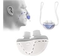 Mini CPAP Anti Snoring Electronic Device, Anti-snoring Device, Snore Stopper for Sleeping Aid, Snoring Solution Devices, USB Rechargeable, Improve Breathing and Sleep, for Men & Women(White)