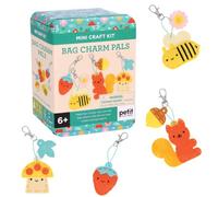 Mini Craft Kit: Bag Charm Pals | Sewing Kit with Precut Felt, DIY Activity for Kids Ages 6+, My First Sewing, Keep Sake Tin Packaging, Back to School