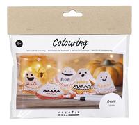 Mini Craft Kit Colouring - Make Paper Ghosts - Suitable for Ages 6 and Up
