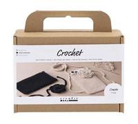 Mini Craft Kit Crochet, Bag with Rose, 1 Pack