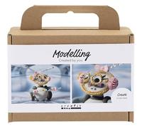 Mini Craft Kit Modelling, Robot, Grey, Pink, 1 Pack