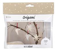 Mini Craft Kit Origami - Doves/Stars - Dark Red, Off White - 1 Pack