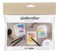 Mini Craft Kit Watercolour, Cards and envelopes, 1 pack
