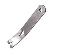 Mini Crank Crowbar Pocket Crank Shaped Scraper Stainless Steel Keychain Acc
