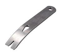 Mini Crank Crowbar,Stainless Steel Pocket Pry Bar, Small Multi Utility Widgy Bar Tool, Opening Lever for Bushcraft Survival