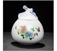 Mini Cremation Urns Pet Cremation Urns For Human Ashes Adult - Urns For Ashes - For Funeral,Ceramic Moisture And Rustproof ashes casket (Color : A)