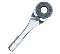 Mini Cricchetto- 6.3cm Metallo 1/4 Pollici | Manico Antiscivolo Portatile Compatto Ergonomico | Chiave Riparazione Elettronica Car | Strumento Fai Da Te | Garage Casa Camper Camperisti