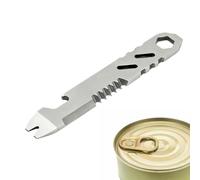 Mini crowbar, stainless steel crowbar with wrench, multifunctional breaking tool, for home and workshop, construction site, construction, garage, carpentry, roofing, camping, outdoor, industrial