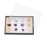Mini Crystal Agate Mineral Specimen for Science Learning | Natural Stone Sample, Museum Display and Collection Piece, Gift Box Included, for Students and Homeschool Parents