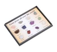 Mini Crystal Agate Ore Specimen for Student Study Teaching | Natural Stone, Hands-on Learning, Classroom Show-and-tell, Delicate Gift Box Included