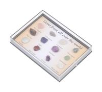 Mini Crystal Agate Ore Specimen for Teaching and Collection | Natural Stone Sample, Hands-on Learning Aid, Classroom Show-and-tell, Delicate Gift Box Included