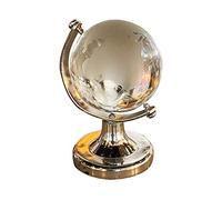 Mini Crystal Sphere Globe, 2025 New 3D Crystals Sphere with Stand, Crystal Ball Glass Sphere Display Globes, World Globe Model Designed Desktop Ornament for Home Office