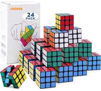 Mini Cube Puzzle Party Favors for Kids,Magic Cube Classroom Prize for Students & School Rewards,Easter Christmas Stocking Goody Bag Filler (24 Pack)