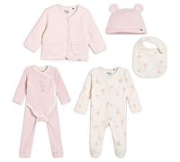 MINI CUDDLES Baby Girls 6pk Essentials Gift Set, Multicolour (0-3M)