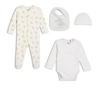 MINI CUDDLES Baby Unisex 4pc Essentials Gift Set, Multicolour (12-18M)