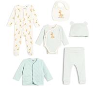 MINI CUDDLES Baby Unisex 6pk Essentials Gift Set, Multicolour (6-9M)