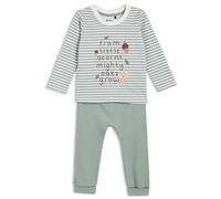 MINI CUDDLES Baby Unisex Printed 2pc Set, Sage (3-6M)