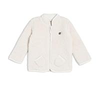 MINI CUDDLES Baby Unisex Soft Fleece Jacket, Cream (12-18M)