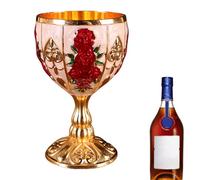 Mini Cup,Mini Wine Cup,1 fl oz Zinc Alloy Embossed Wine Liqueur Cup | Wine Cabinet Ornaments for Home Bar Wedding, Cup Gift, Small Wine Cup for Beer Cocktail Whiskey