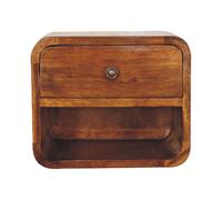 Mini Curve Floating Bedside Table