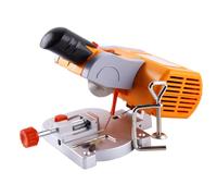 Mini Cut Off Machine, 90W Saw Chop Saw Plastic Metal Carbon Arrow Cutter Bench Saw Adjustable Max 45° for Cutting Brass, Steel, Wood
