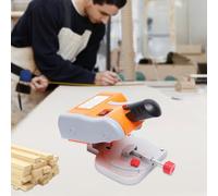 Mini Cut Off Saw, 90W Bench-Top Mitre Cutter for Wood Plastic Soft Metal, 0-45° Angle Guide Hss Blade up to 7800Rpm, Compact 3.9Lb Hobby Tool for Craft Workshop Auto Parts Lab, DIY Maker Gift