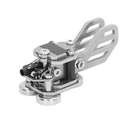 Mini CW Key Automatic Morse, CW Double Paddle Telegraph Key, Stainless Steel CW Morse Code Key, with 3 NdFeB Magnets Base