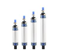 Mini Cylinder Double Acting Standard Pneumatic Cylinder Aluminum Alloy Small Cylinder Piston Cylinder MAL Series Bore 25-500mm(200mm Stroke,25mm Bore)