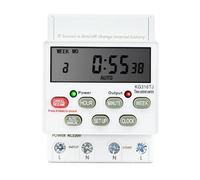 Mini Daily Weekly 7 Days Programmable Digital Time Switch 220V AC Lighting Timer KG316TJ 230V Time Controllor Countdown