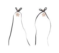 Mini Daisy Drop Bow Earrings - female - Simone Rocha - Earrings - Pink - ONE SIZE - Accessories ONE SIZE