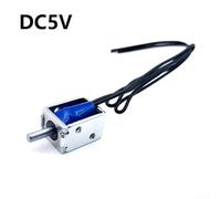 Mini DC Electromagnet Solenoid for Sharing Power Bank - 5V/12V Pull Type with Frame Spring, 8g Suction Power, SM0415-3 Model, Compatible(DC5V)