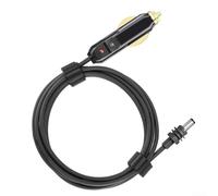 Mini Dc Power with Plus Cable Adapter in Connection for Vehicles 12v Mobile Operation Direct Gray Color (3 Meters)