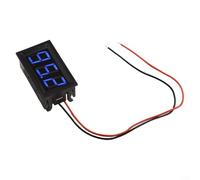 Mini DC Voltmeter with 3 Digit Blue LED Display for Voltage Monitoring 5 120V