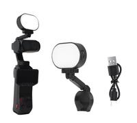 Mini Dedicated Fill Light for Insta360 Luna Ultra, 3 Color Temperatures & 3 Brightness Levels Beauty Light Rotatable Mount for Vlogging & Selfie