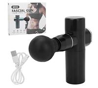 Mini Deep Tissue Massage Gun - Quiet Portable Electric Percussion Massager for Pain Relief, Handheld Fascia Gun, USB Fast Charge (Black)