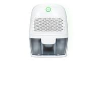 Mini Dehumidifier 600 ml Water Tank, Portable Ultra-Quiet Peltier Damp Remover for 20 m² / 215 sq ft Bedroom, Bathroom, Wardrobe, Caravan - Auto Shut-Off, Green LED, Energy-Efficient Air Dryer DH500A