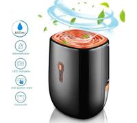 Mini Dehumidifier, 800ml Compact and Portable Mini Air Dehumidifier for Damp, Mould, Moisture in Kitchen, Bedroom, Caravan, Office, Bathroom, Basement