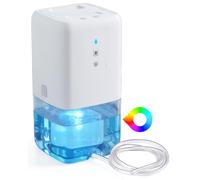 Mini Dehumidifiers for Home, 1100ml Water Tank with Auto Shut-Off, Auto Defrost and drain hose, Quiet and Energy-Saving Portable Room Dehumidifier for Bedroom, Bathroom, Closet, RV, Basement