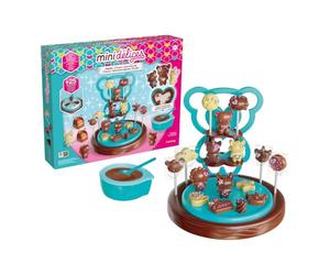 Mini Delicates - Atelier Choco Marshmallow - Creates Cute Animals and Chocolate Shapes with Marshmallow Heart - Makes Lollipops - Complete and Easy to Use Workshop - Suitable for Ages 6 and Above