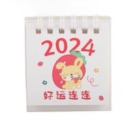 Mini Desk Calendar 2024 Cute Durable Paper Home Decor Desk Calendar Small Space Saving