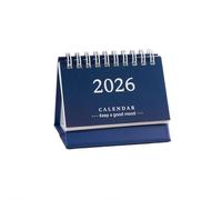 Mini Desk Calendar 2025-2026,Standing Flip Academic Year Small Desk Calendar-Runs From July 2025 until Dec 2026 Monthy Small Desktop Calendar Thick Paper Twin-Wire Binding for Home or Office