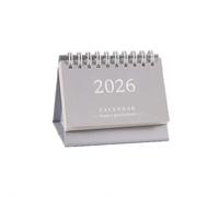 Mini Desk Calendar 2025-2026,Standing Flip Academic Year Small Desk Calendar-Runs From July 2025 until Dec 2026 Monthy Small Desktop Calendar Thick Paper Twin-Wire Binding for Home or Office